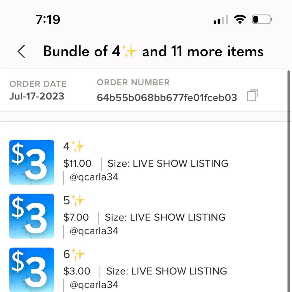 Qcarla34 order split